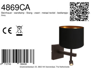 steinhauer-apliquedepared-stang-negro-metaltextil-lámparadecabecera-led_e27-4869ca-8a