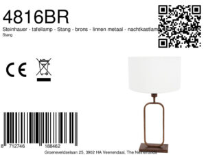 steinhauer-lámparademesa-stang-bronce-linometal-lámparadenoche-e27-4816br-8a