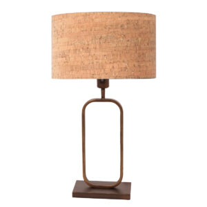 steinhauer-lámparademesa-stang-bronce-metaltextil-lámparadenoche-e27-4813br-1