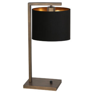 steinhauer-lámparademesa-stang-bronce-metaltextil-lámparadenoche-e27-4901br-1