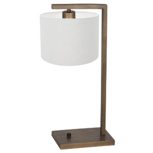 steinhauer-lámparademesa-stang-bronceblanco-metaltextil-lámparadenoche-e27-4902br-1