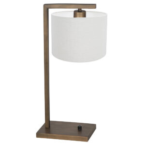 steinhauer-lámparademesa-stang-bronceblanco-metaltextil-lámparadenoche-e27-4902br-1