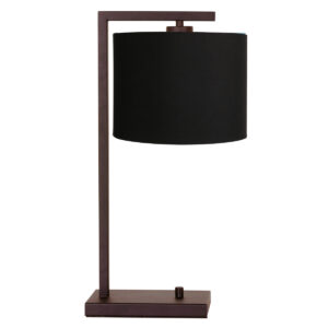 steinhauer-lámparademesa-stang-marrón-metaltextil-lámparadenoche-e27-4883ca-1