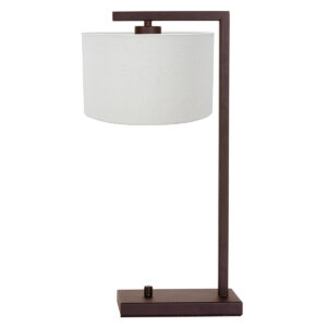 steinhauer-lámparademesa-stang-marrón-metaltextil-lámparadenoche-e27-4885ca-1