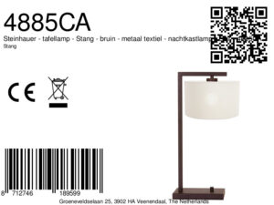 steinhauer-lámparademesa-stang-marrón-metaltextil-lámparadenoche-e27-4885ca-8a