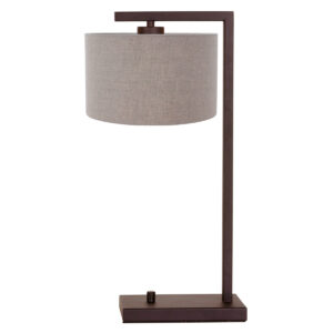 steinhauer-lámparademesa-stang-marrón-metaltextil-lámparadenoche-e27-4886ca-1