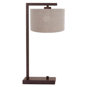 steinhauer-lámparademesa-stang-marrón-metaltextil-lámparadenoche-e27-4886ca-1