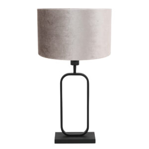 steinhauer-lámparademesa-stang-negro-metalvelourstejido-lámparadenoche-e27-4806zw-1