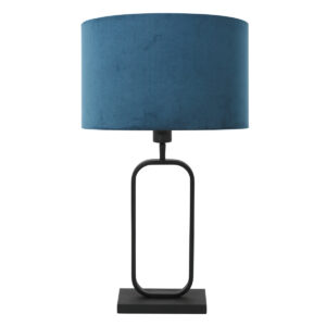 steinhauer-lámparademesa-stang-negro-metalvelourstejido-lámparadenoche-e27-4812zw-1