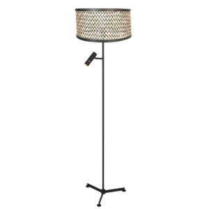 steinhauer-lámparadepie-stang-negro-bambúmetal-ø40cm-led_e27-4832zw-1