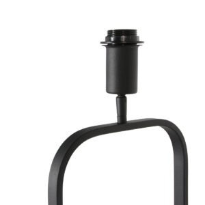 steinhauer-lámparadepie-stang-negro-linometal-lámparadeambiente-e27-4822zw-4