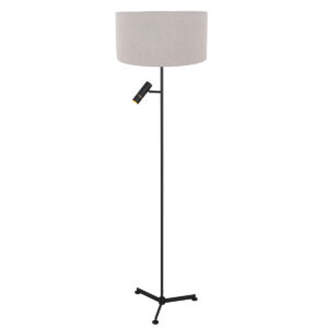 steinhauer-lámparadepie-stang-negro-metaltextil-ø40cm-led_e27-4837zw-1