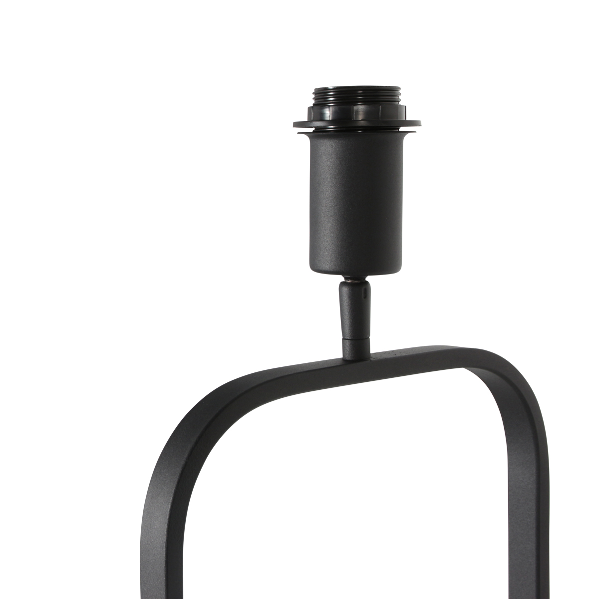 steinhauer-lámparadepie-stang-negro-metalvelourstejido-lámparadeambiente-e27-4825zw-4