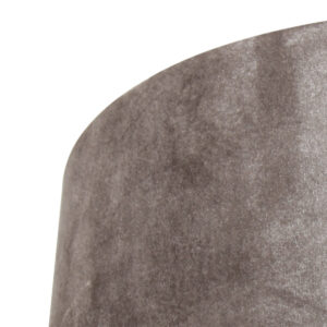 steinhauer-lámparadepie-stang-negro-metalvelourstejido-ø147cm-e27-4820zw-11