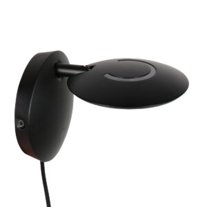 steinhauerexclusive-apliquedepared-zenith2-negro-plásticometal-ø15cm-led-4396zw-1