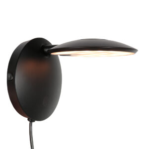 steinhauerexclusive-apliquedepared-zenith2-negro-plásticometal-ø15cm-led-4396zw-4