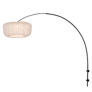 lámparadeparedarconegraconpantallabeigesteinhauervella-lino-1