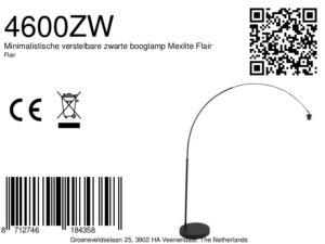mexlite-lámparadepie-flair-negro-metal-luminariaindividual-e27-4600zw-8a