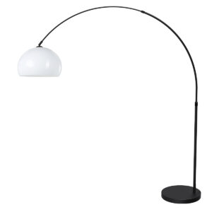 mexlite-lámparadepie-flair-negro-plásticometal-lámparadearco-e27-4650zw-1