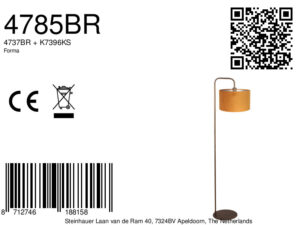 mexlite-lámparadepie-forma-bronce-metaltextil-lámparadeambiente-e27-4785br-8a