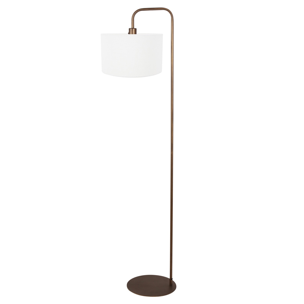 mexlite-lámparadepie-forma-bronce-metaltextil-lámparadeambiente-e27-4786br-1