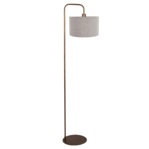 mexlite-lámparadepie-forma-bronce-metaltextil-lámparadeambiente-e27-4787br-1