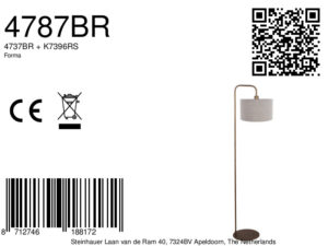 mexlite-lámparadepie-forma-bronce-metaltextil-lámparadeambiente-e27-4787br-8a