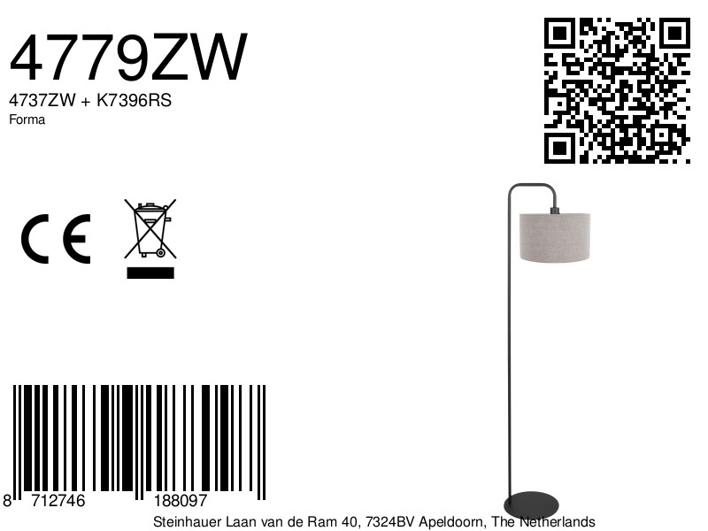 mexlite-lámparadepie-forma-negro-metaltextil-lámparadeambiente-e27-4779zw-8a