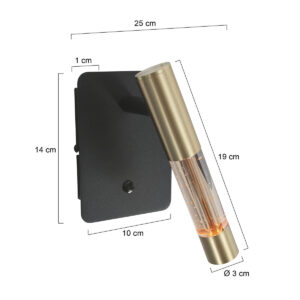 steinhauer-apliquedepared-alisio-latónnegro-vidriometal-lámparadecabecera-led-4594me-7