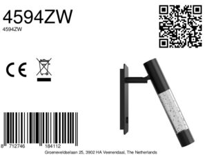 steinhauer-apliquedepared-alisio-negro-vidriometal-lámparadecabecera-led-4594zw-8a