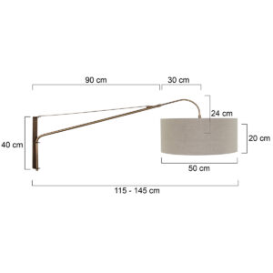 steinhauer-apliquedepared-elegantclassy-bronce-linometal-lámparadelectura-e27-4751br-7