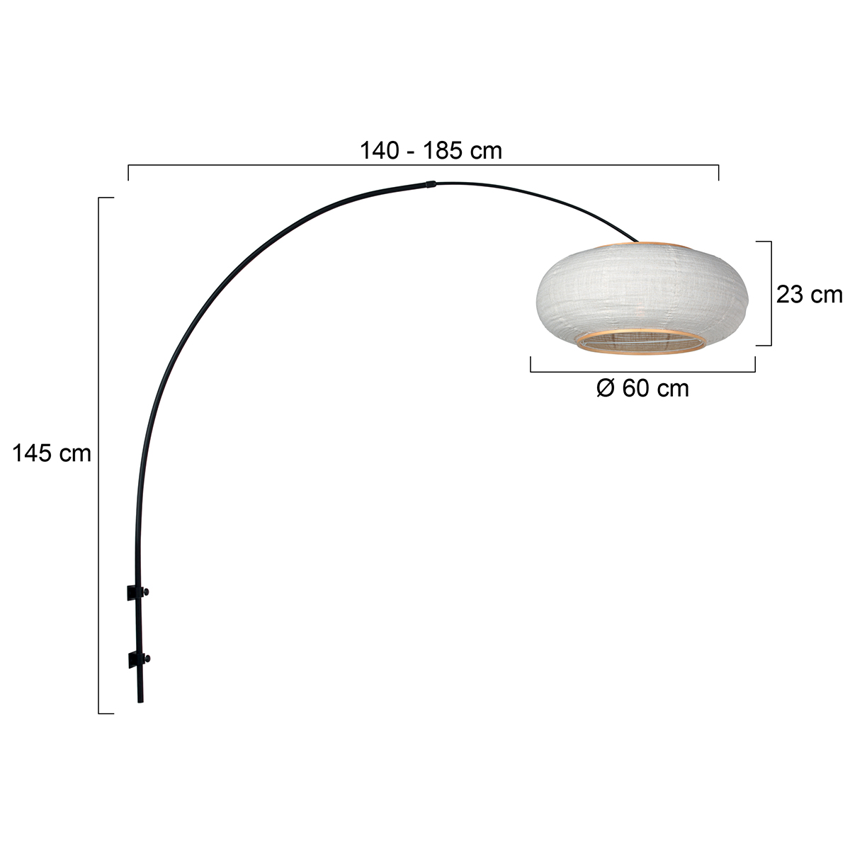 steinhauer-apliquedepared-silvaalba-negro-maderalinometal-lámparadearco-e27-4619zw-7