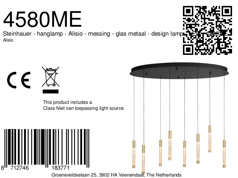 steinhauer-lámparacolgante-alisio-latón-vidriometal-lámparadediseño-led-4580me-8a
