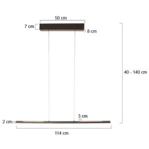 steinhauer-lámparacolgante-bande-marrón-metal-lámparadediseño-led-3994ca-7