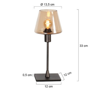 steinhauer-lámparademesa-ancilla-marrón-vidriometal-lámparadeescritorio-e14-3102ca-7