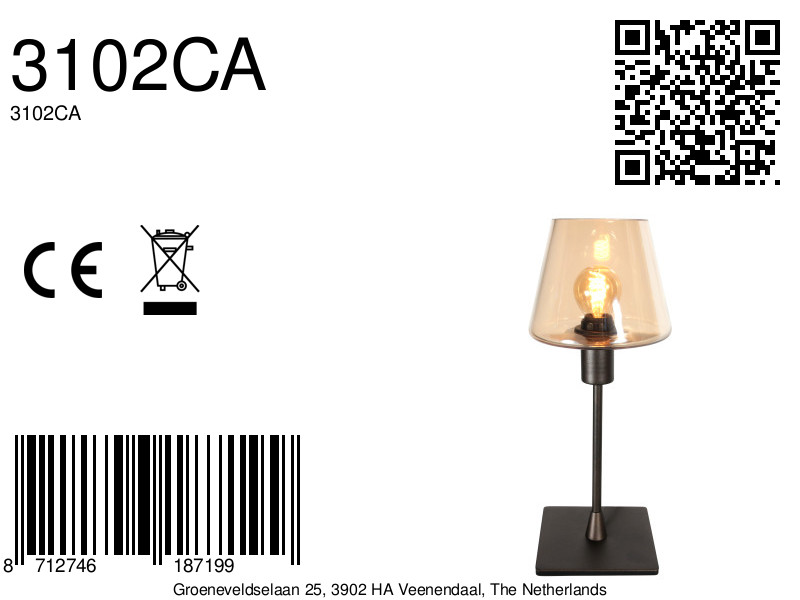 steinhauer-lámparademesa-ancilla-marrón-vidriometal-lámparadeescritorio-e14-3102ca-8a