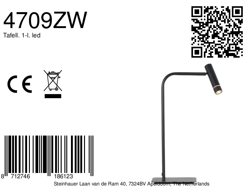 steinhauer-lámparademesa-volari-negro-metal-lámparadeescritorio-led-4709zw-8a