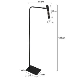 steinhauer-lámparadepie-alisio-negro-vidriometal-lámparadediseño-led-4595zw-7