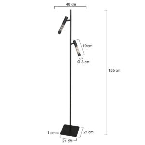 steinhauer-lámparadepie-alisio-negro-vidriometal-lámparadediseño-led-4597zw-7