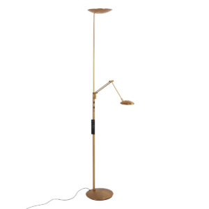 steinhauer-lámparadepie-daphne2-bronce-metal-lámparadediseño-led-4602br-1