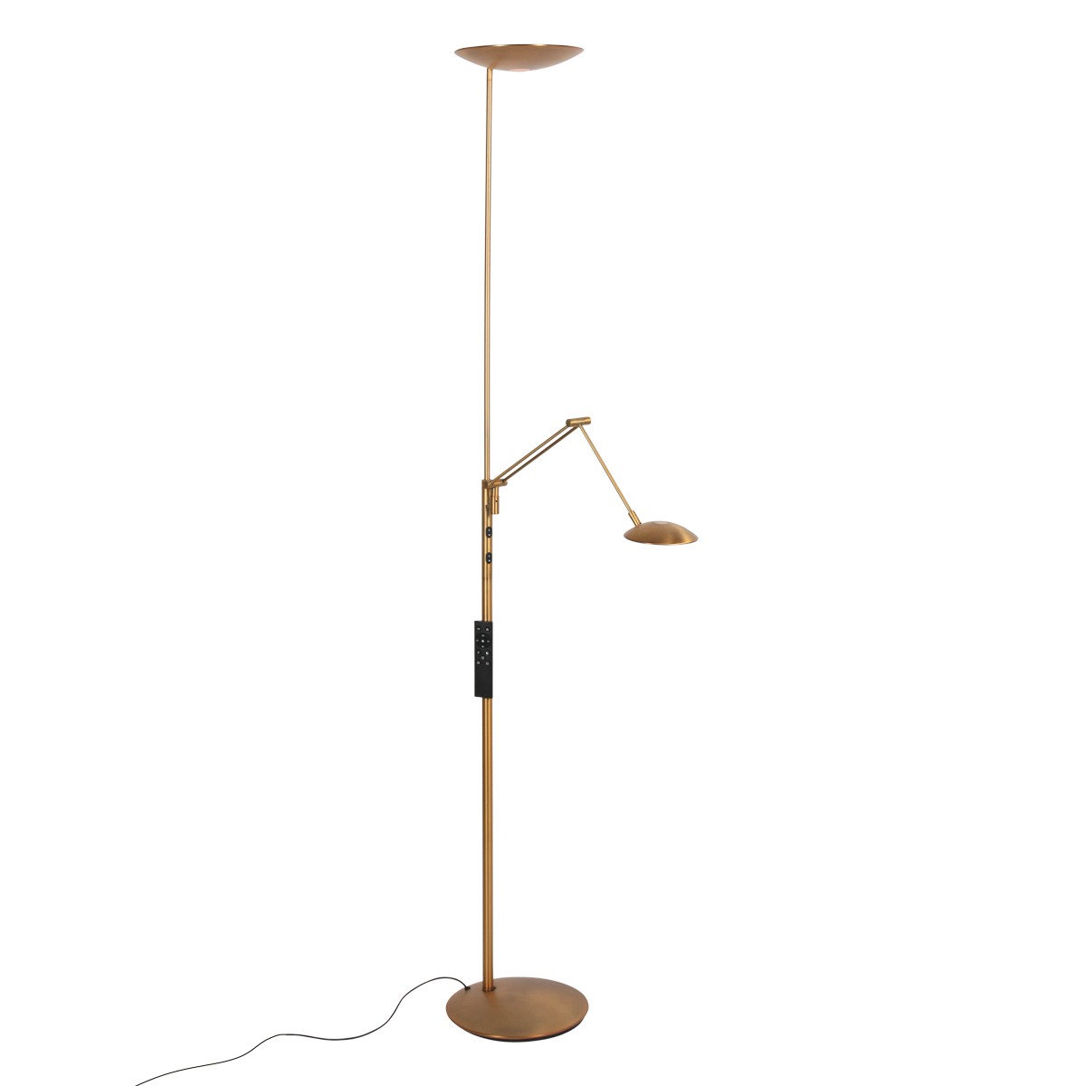 steinhauer-lámparadepie-daphne2-bronce-metal-lámparadediseño-led-4602br-1