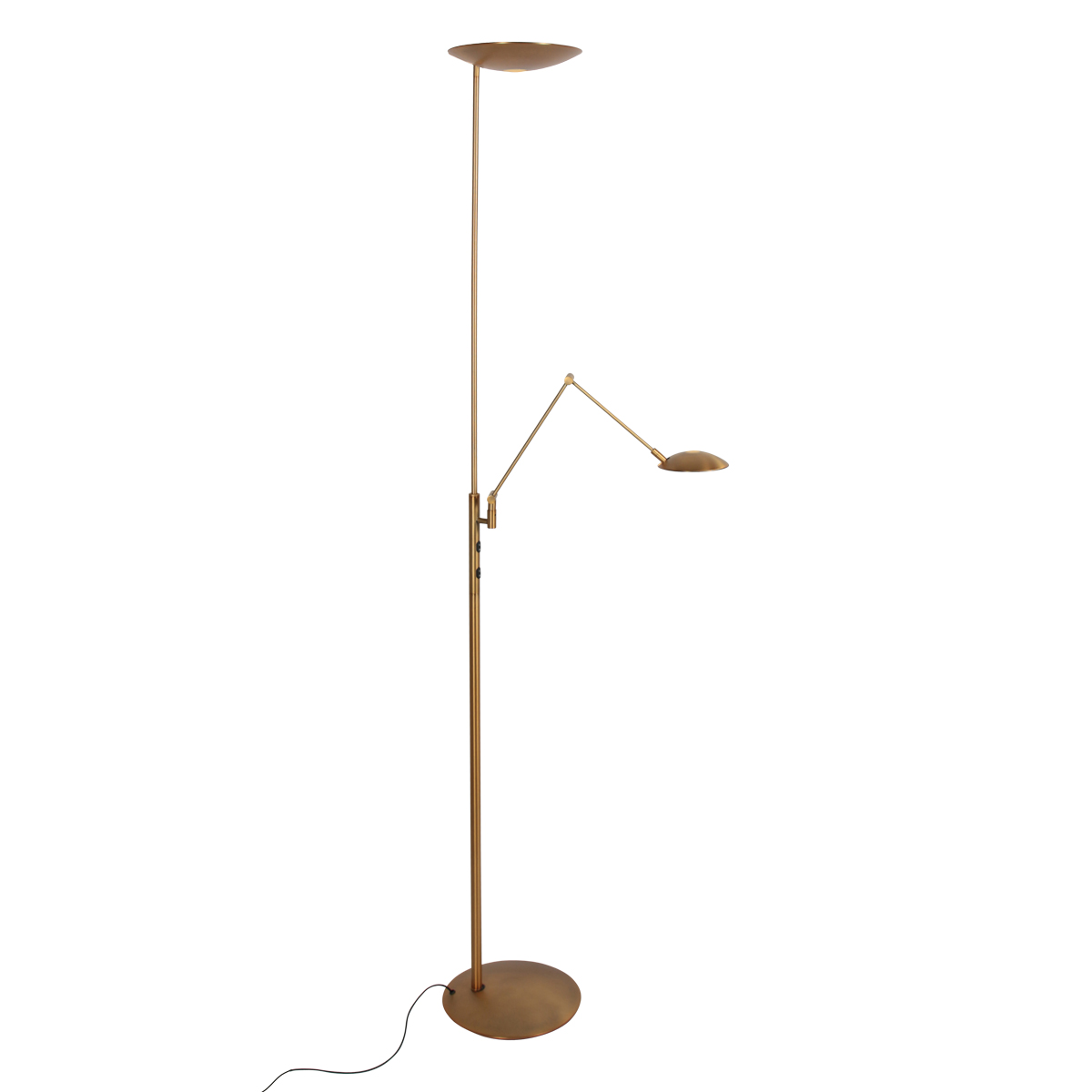 steinhauer-lámparadepie-daphne2-bronce-metal-lámparadediseño-led-4602br-1