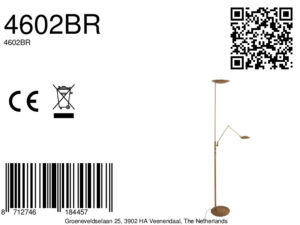 steinhauer-lámparadepie-daphne2-bronce-metal-lámparadediseño-led-4602br-8a