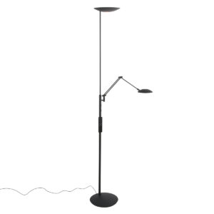 steinhauer-lámparadepie-daphne2-negro-metal-lámparadediseño-led-4602zw-1