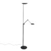 steinhauer-lámparadepie-daphne2-negro-metal-lámparadediseño-led-4602zw-1