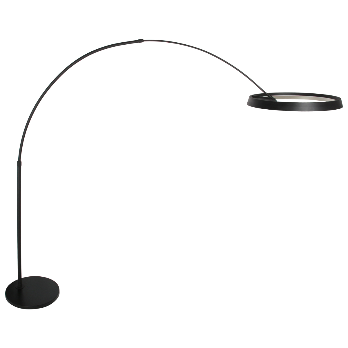 steinhauer-lámparadepie-ringlux-negro-metal-lámparadearco-led-4742zw-1