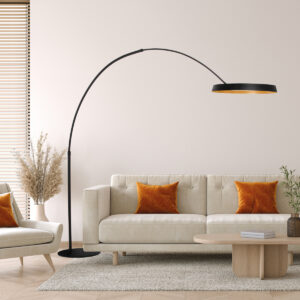 steinhauer-lámparadepie-ringlux-negro-metal-lámparadearco-led-4742zw-3