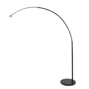 steinhauer-lámparadepie-silva-naturalnegro-bambúmetal-lámparadearco-e27-4562zw-10