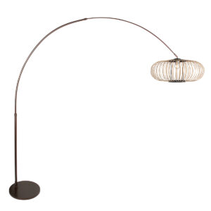 steinhauer-lámparadepie-sparkledlight-marrón-bambúmetal-lámparadearco-e27-4759ca-1