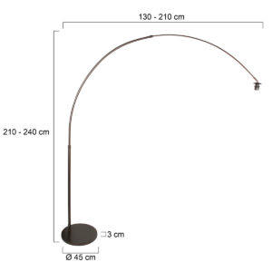 steinhauer-lámparadepie-sparkledlight-marrón-metaltextil-lámparadearco-e27-4761ca-7